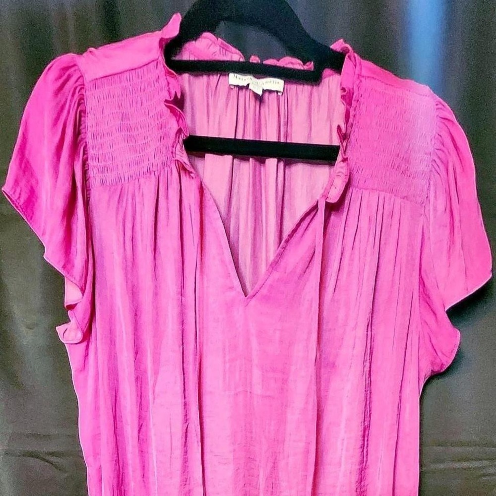Pink Ava & Viv silk kimono top #glam #partytop‎